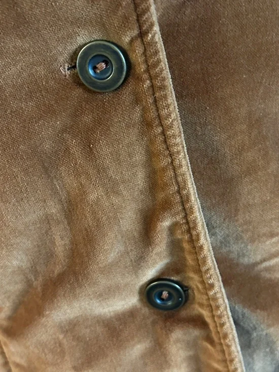 Paddle Saddle 1970’s Brown Velvet Blazer Sz M Union Made - Picture 3 of 7